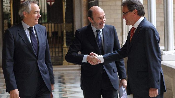 Informativo 24h - Rubalcaba habla de Cataluña