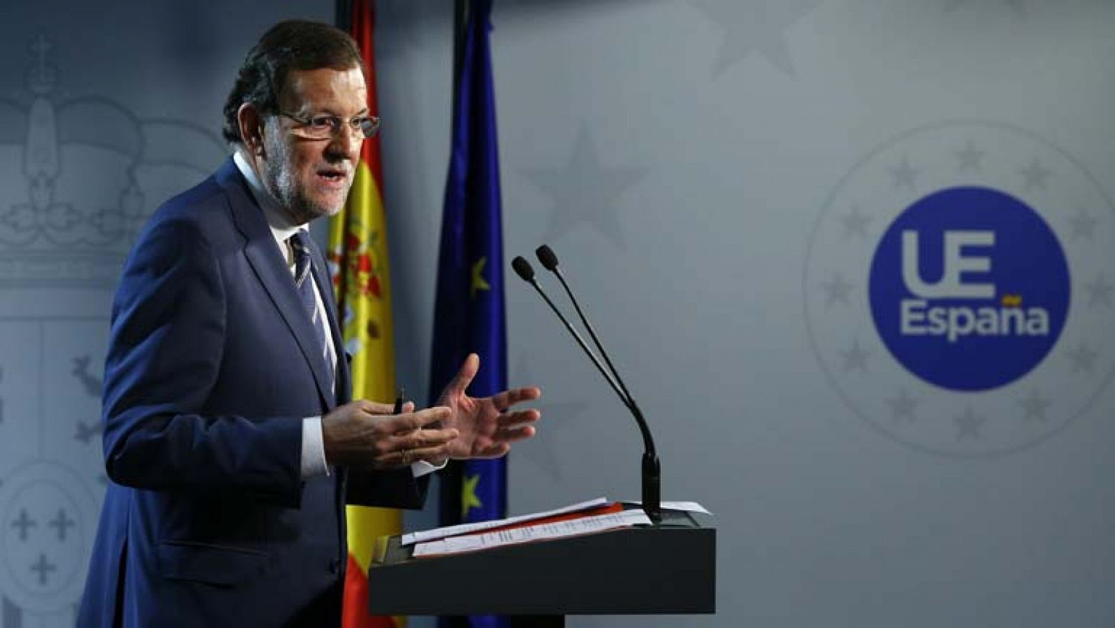 Telediario 1: Palabras de Mariano Rajoy | RTVE Play