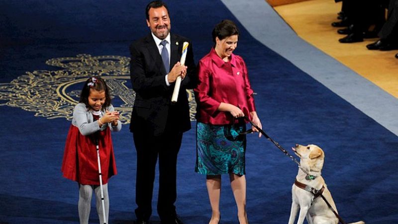 El presidente de la ONCE, Miguel Carballeda, agradece un Premio de la Concordia "muy compartido"