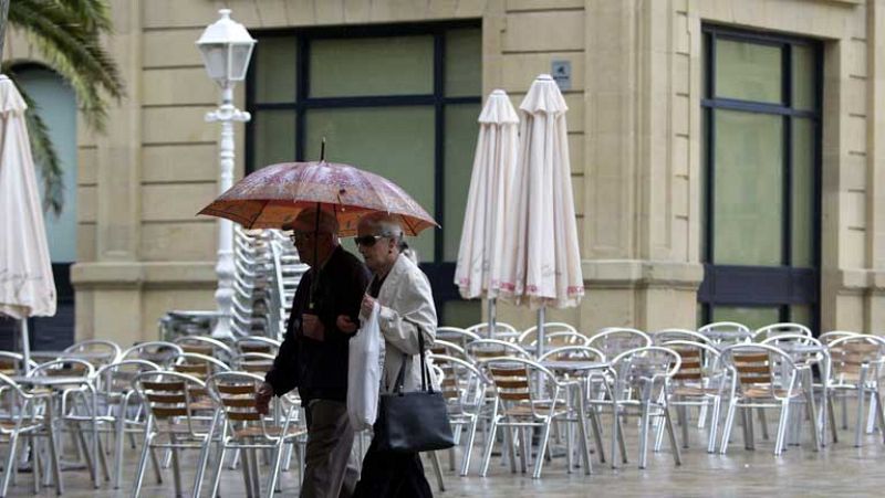 Lluvias débiles en el Sistema Central, Madrid, oeste de Castilla-La Mancha, Andalucía central y área del Estrecho