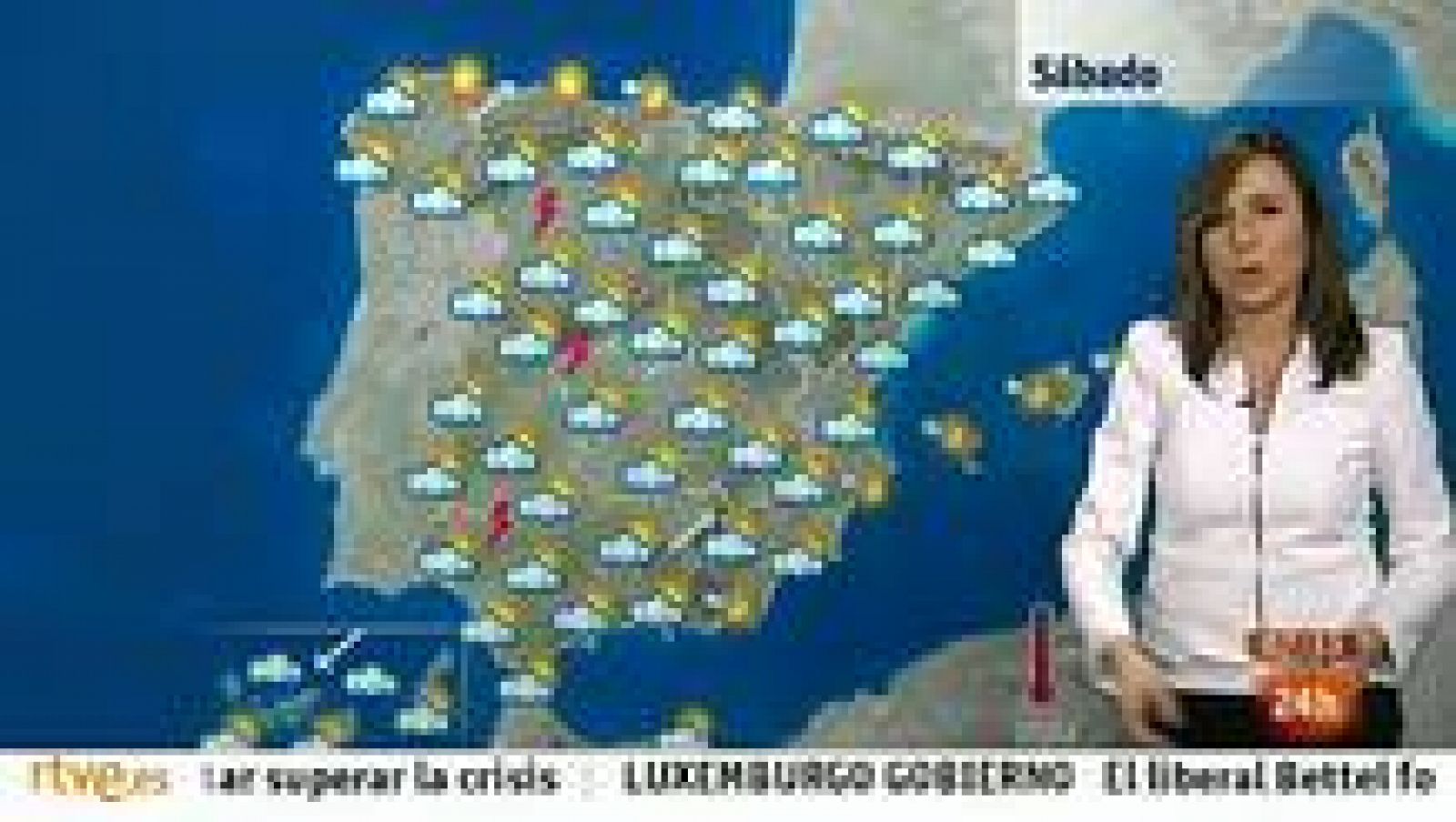 El tiempo: Lluvias generalizadas débiles y temperaturas suaves | RTVE Play