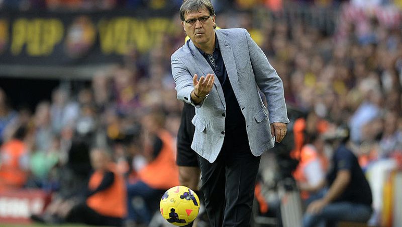 El entrenador del Barcelona, Gerardo Martino, ha preferido no hablar de la actuación del colegiado, Undiano Mallenco en el clásico, criticado por su 'colega', Carlo Ancelotti.