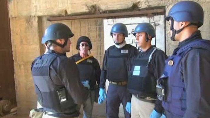 Telediario 1 - Destrucción del arsenal químico