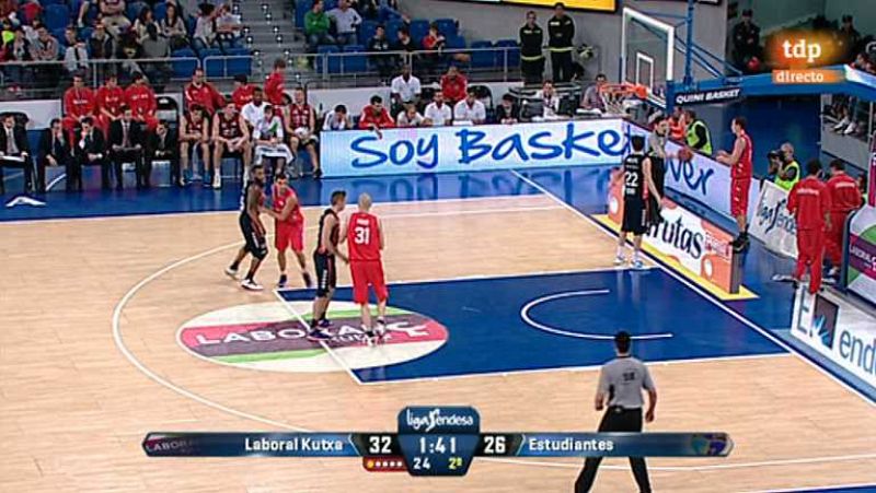 Baloncesto - Liga ACB: 3ª Jornada: Laboral Kutxa-Estudiantes - Ver ahora