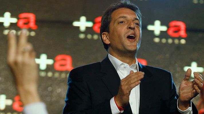 Telediario 1 - Sergio Massa, rival de Fernández