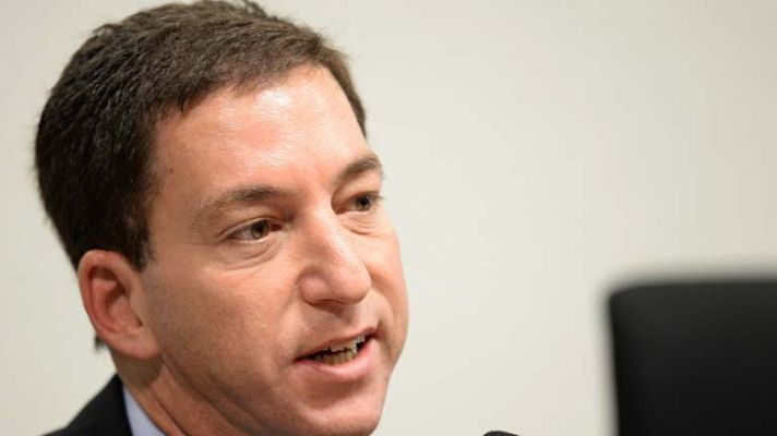 Telediario 1 - Greenwald es depositario de Snowden