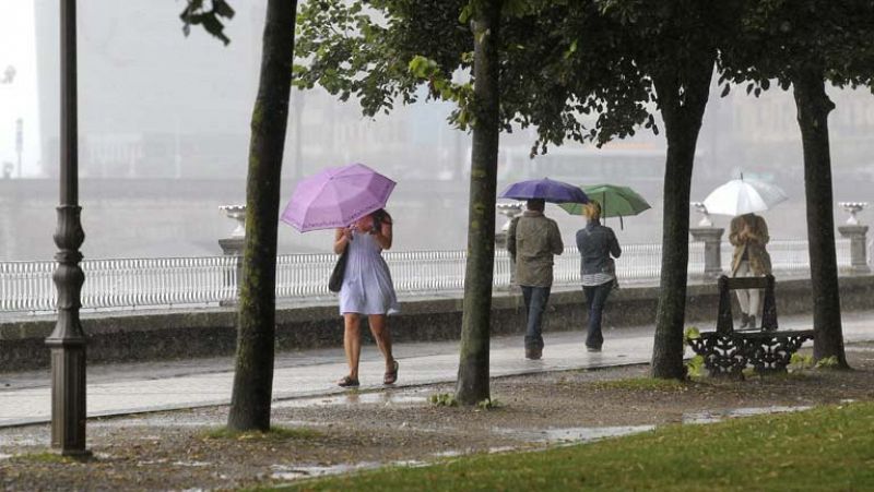 Lluvias fuertes en Baleares, Cataluña y sureste peninsular