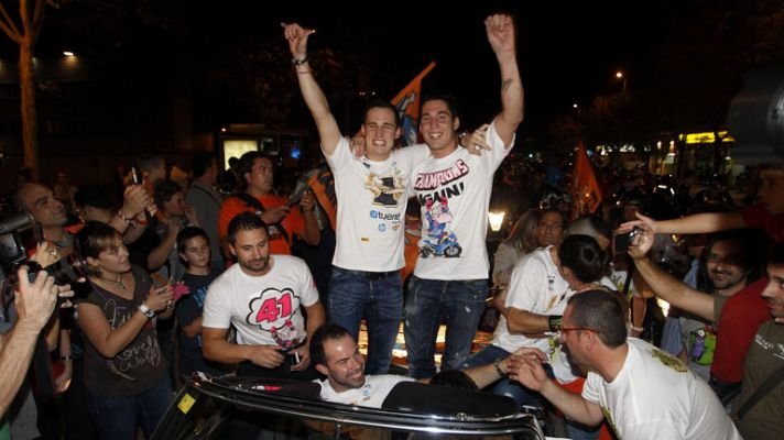 Telediario 1 - Homenaje de Granollers a Pol Espargaró