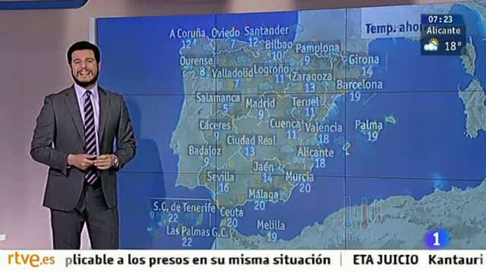 El tiempo: Fuerte descenso de las temperaturas en el este peninsular | RTVE Play