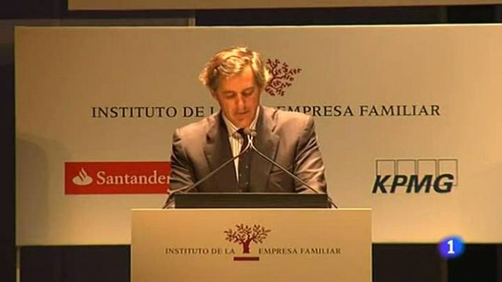 Telediario 1 - Entrecanales: "En 2012, cerraron 400.000 empresas"