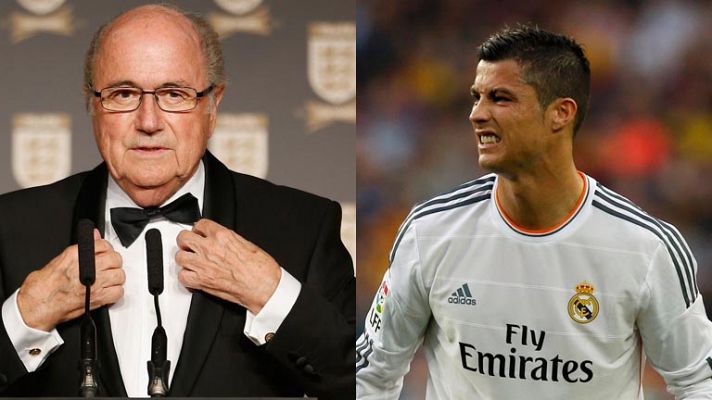 Blatter se disculpa ante el Madrid y Cristiano