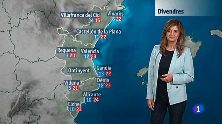 L'informatiu - Comunitat Valenciana - El tiempo en la Comunidad Valenciana - 31/10/13