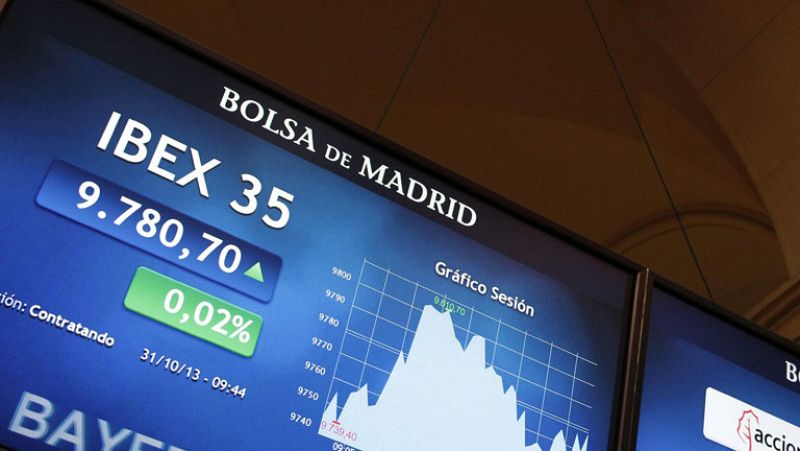 La bolsa española sube el 1,32 % y recupera el nivel de 9.900 puntos