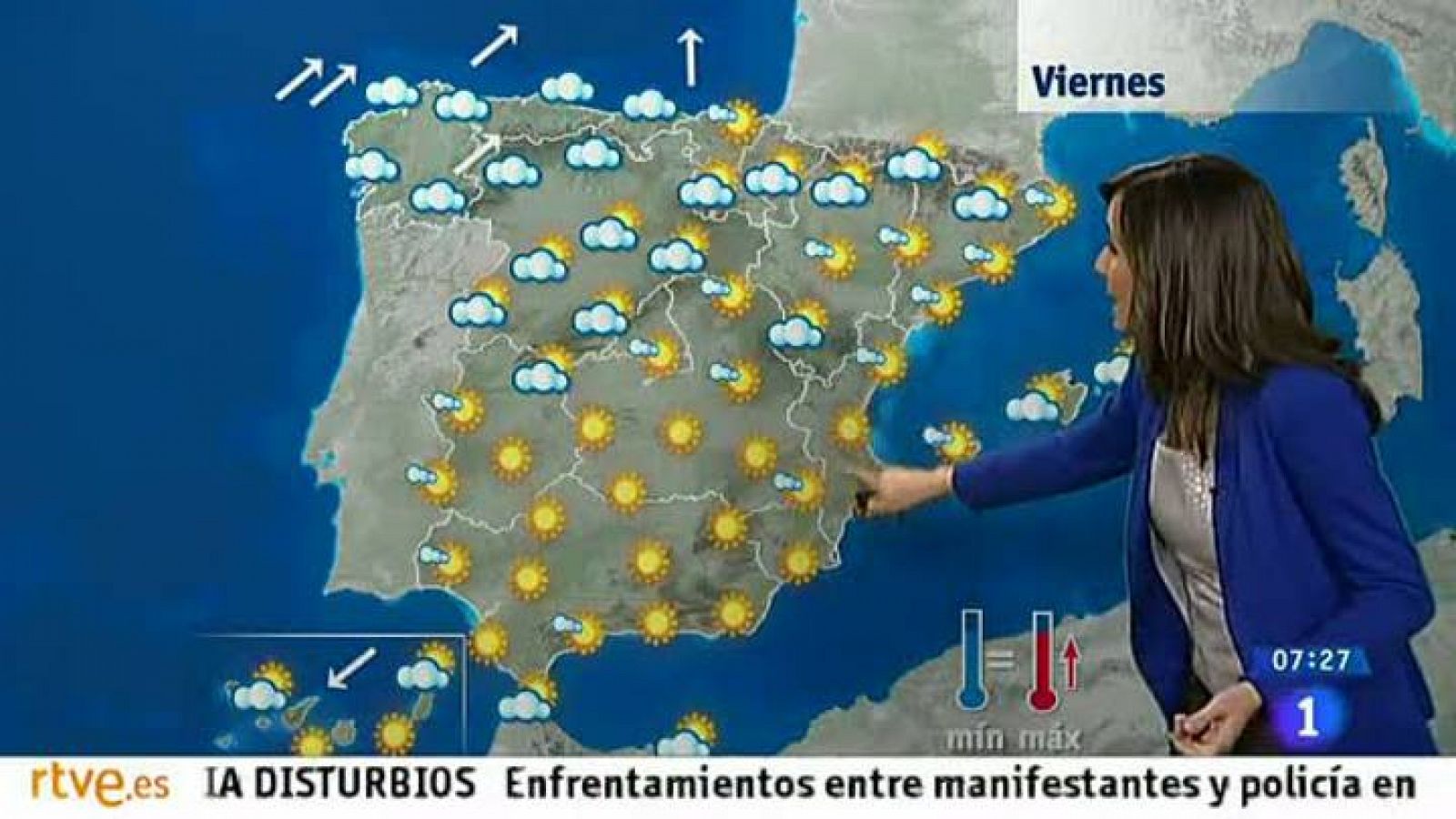 El tiempo: Temperaturas en moderado ascenso en todo el país | RTVE Play