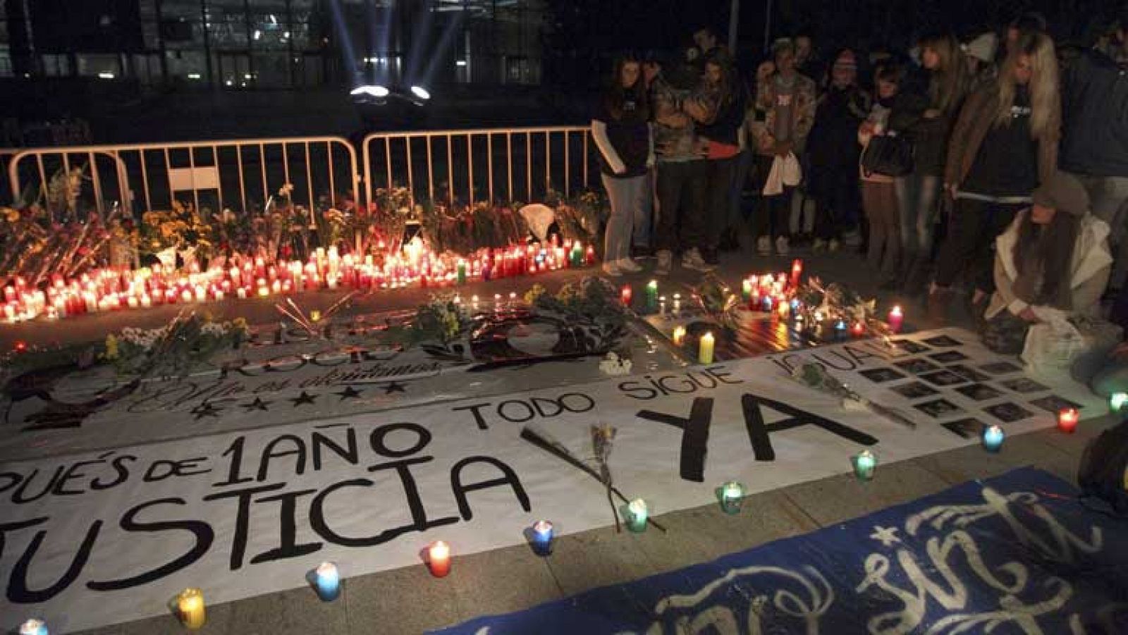 Vigilia en recuerdo a las víctimas del Madrid Arena