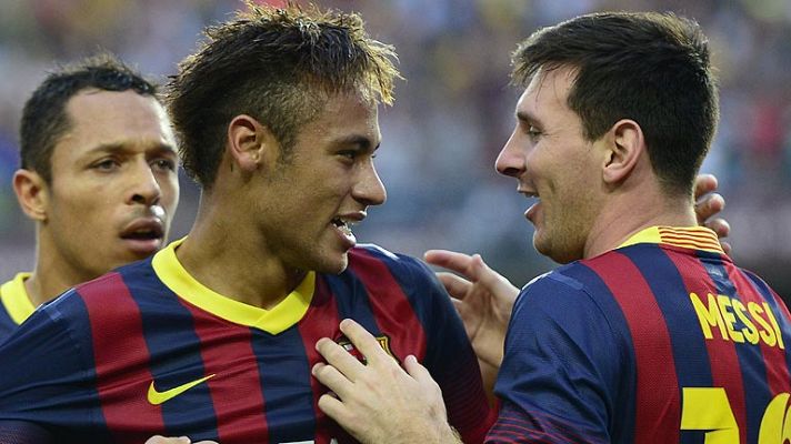 Telediario 1 - Messi, centro de atención del Barça-Espanyol