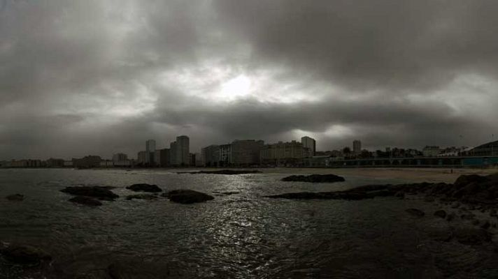 Lluvias y viento en Galicia, y fuertes precipitaciones en Menorca