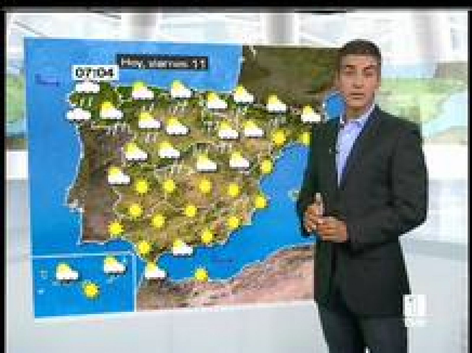 La previsión del tiempo para este jueves habla de nubes y chubascos en el norte peninsular 