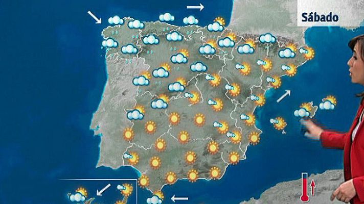 El tiempo - Lluvias en el noroeste peninsular