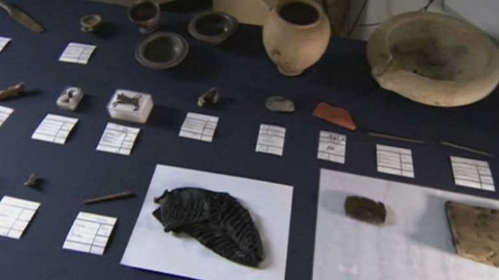 Telediario 1 - Yacimiento arqueológico en Londres