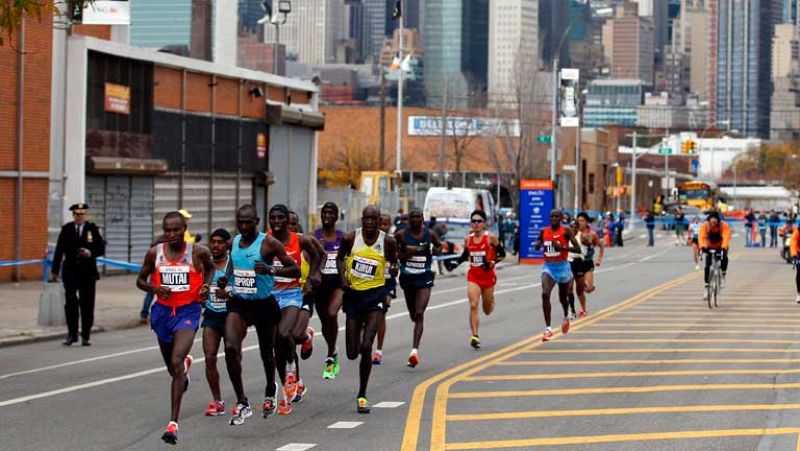 Gran fiesta deportiva en el maratón de Nueva York