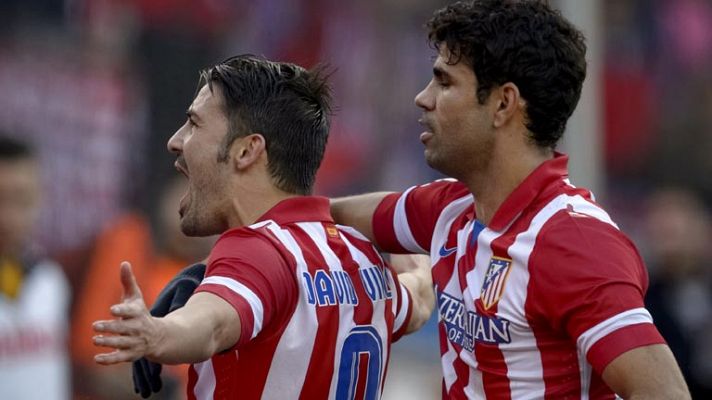 Villa y Diego Costa, la sociedad del gol en el Atlético