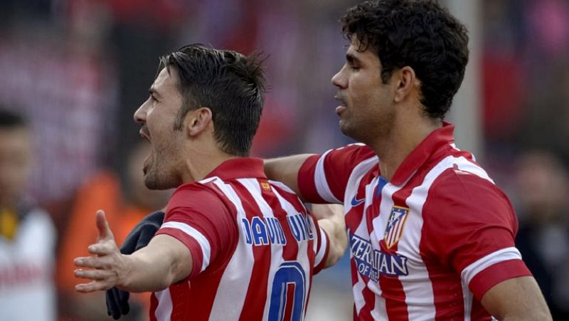 Villa y Diego Costa, la sociedad del gol en el Atlético 
