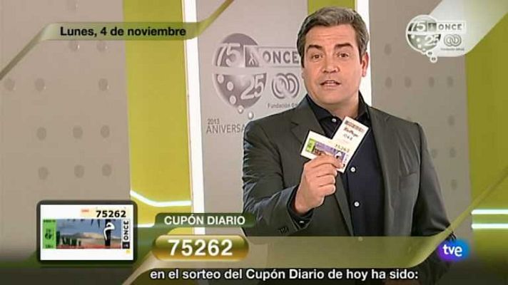 Sorteos ONCE - Sorteo ONCE - 04/11/13