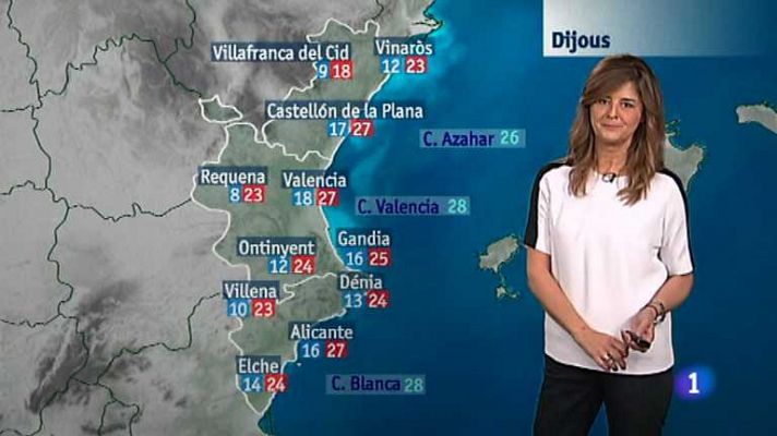 L'informatiu - Comunitat Valenciana - El tiempo en la Comunidad Valenciana - 06/11/13