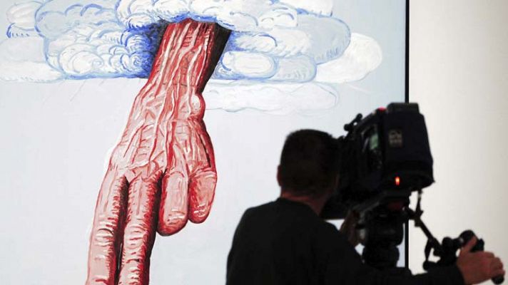 Telediario 1 - Encuentran 1.400 obras de arte