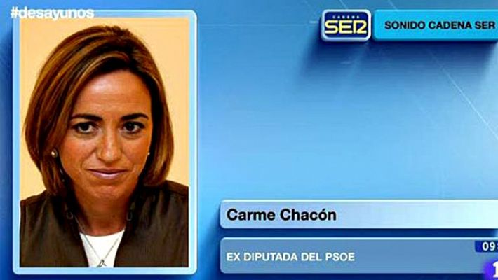 Carme Chacón en la Ser