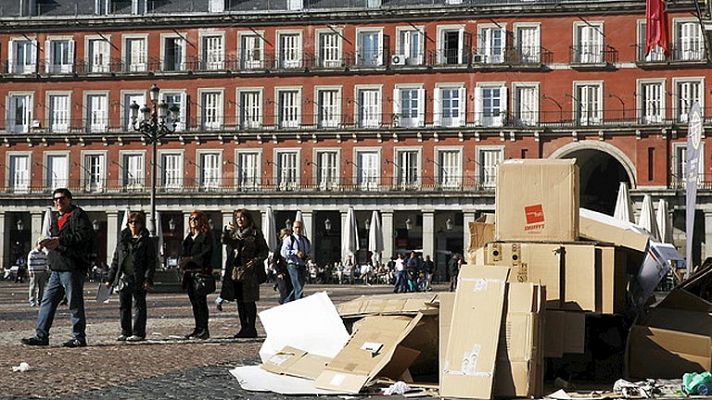 Huelga de basuras en Madrid