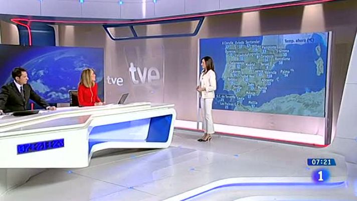 El tiempo - Bajan las temperaturas excepto en el suroeste peninsular y Canarias