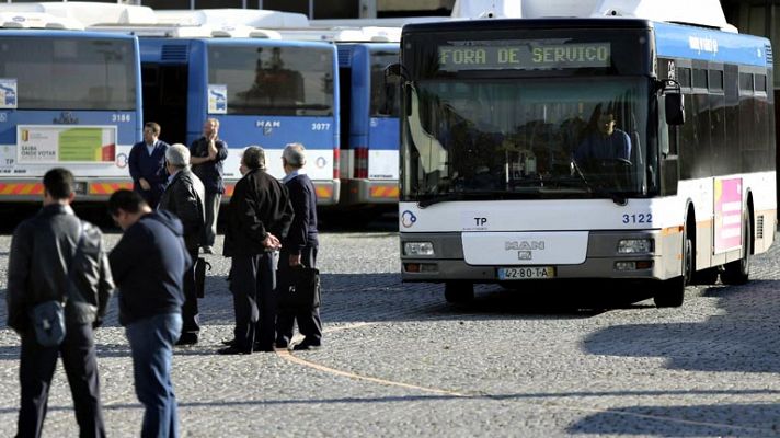 Huelga en Portugal