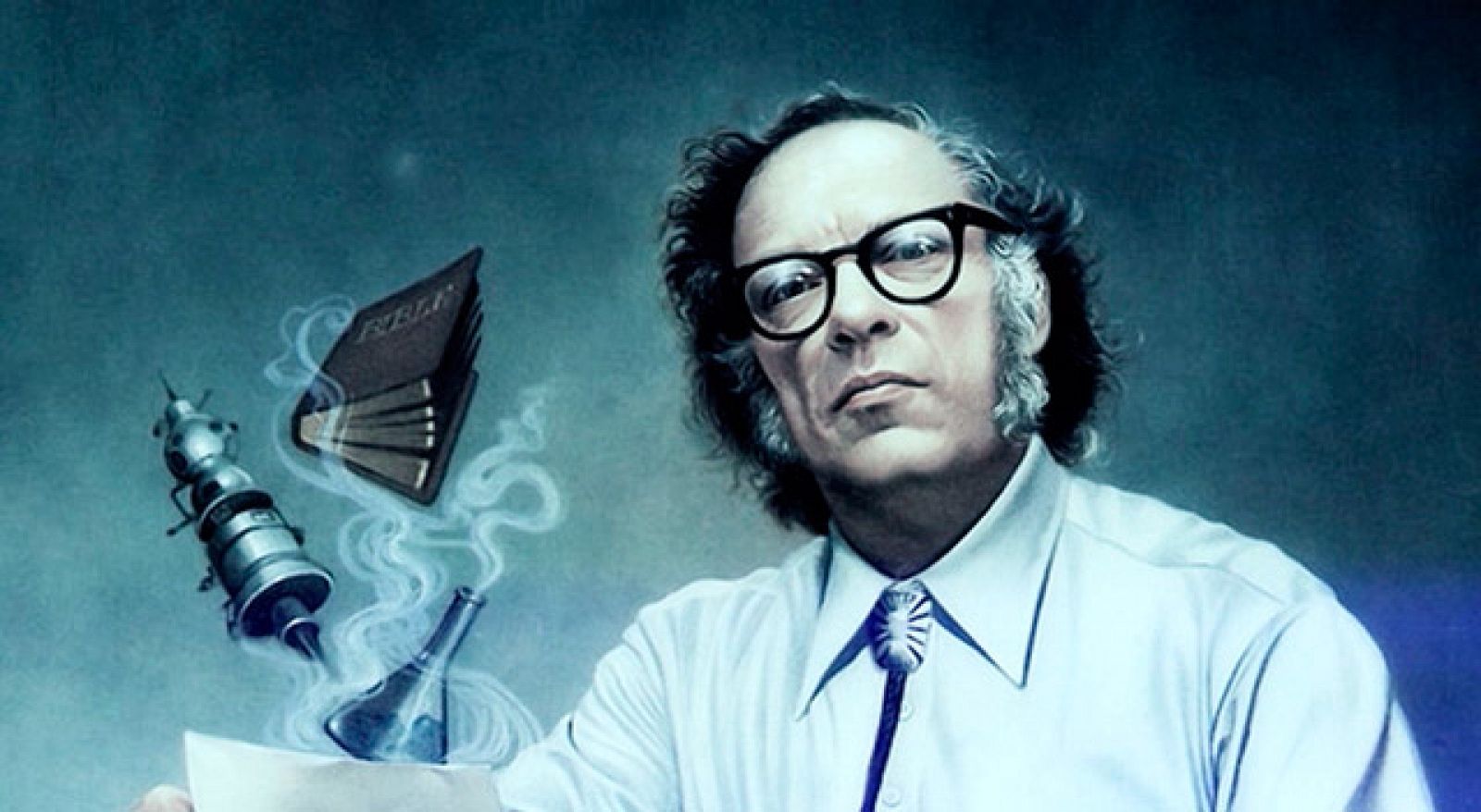Isaac Asimov, viviendo con robots.