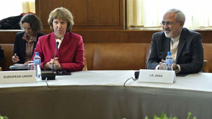 Telediario 1 - Reunión en Ginebra sobre Irán