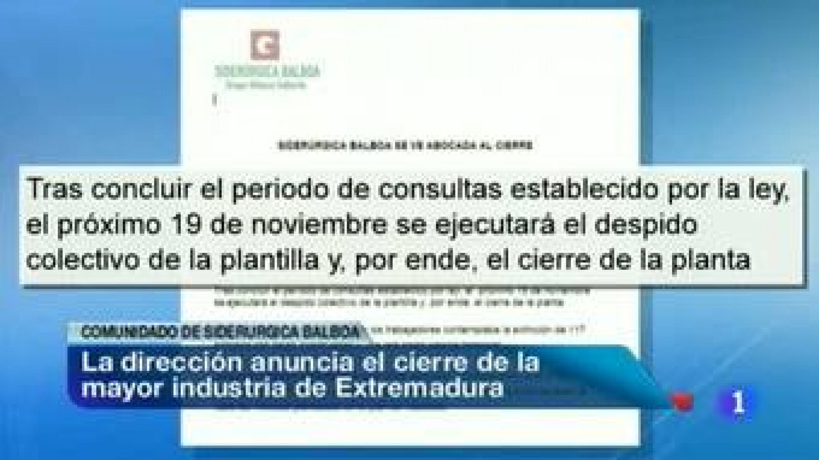 Noticias de Extremadura: Noticias de Extremadura 2 - 08/11/13 | RTVE Play