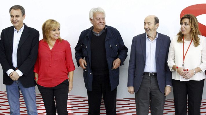 Telediario 1 - Termina la conferencia del PSOE