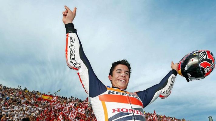 Telediario 1 - Cervera vibra con el Mundial de Márquez