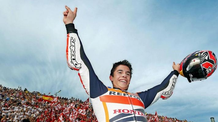 Telediario 1 - Cervera vibra con el Mundial de Márquez