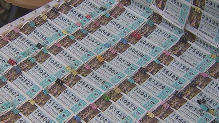 Telediario 1 - Menos para el sorteo de Navidad