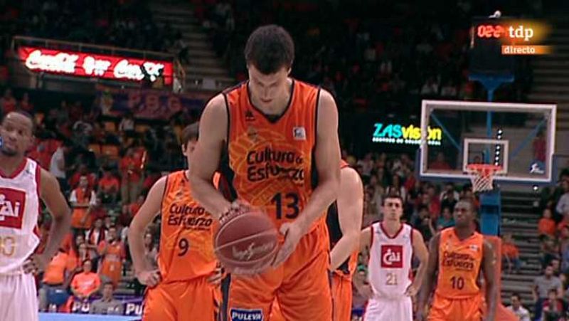 Baloncesto - Liga ACB. 5ª jornada: Valencia Basket Club - CAI Zaragoza - ver ahora 