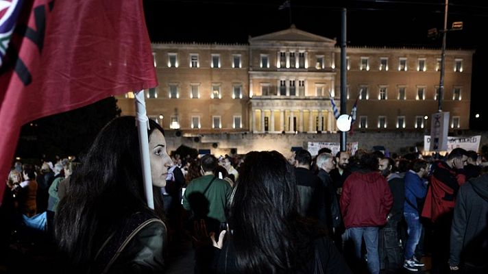 Moción de censura en Grecia