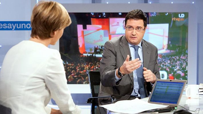 Óscar Lopez, entrevistado en TVE