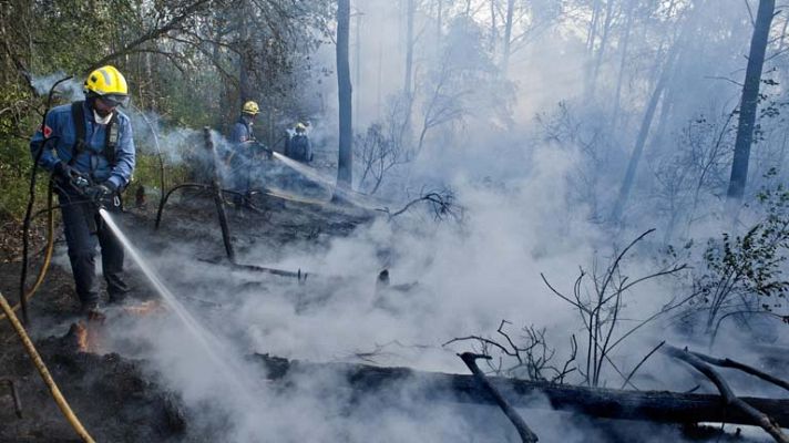 Incendio en Girona