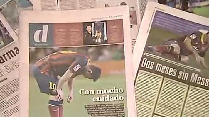 Telediario 1 - En Argentina confían en que Messi llegue al Mundial al 100%