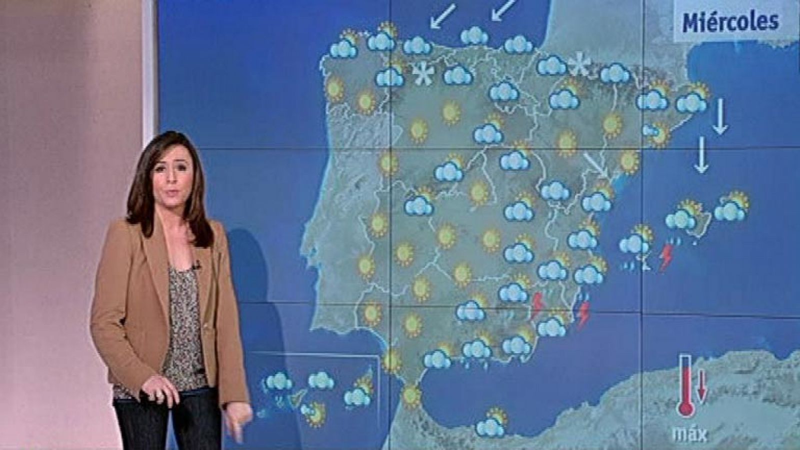 El tiempo: Lluvias en el norte y en el sureste y bajada general de temperaturas | RTVE Play