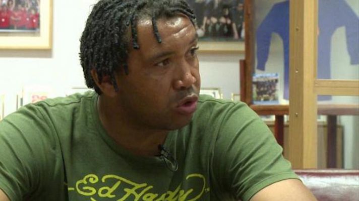 Telediario 1 - Jugadores guineanos en el fútbol español