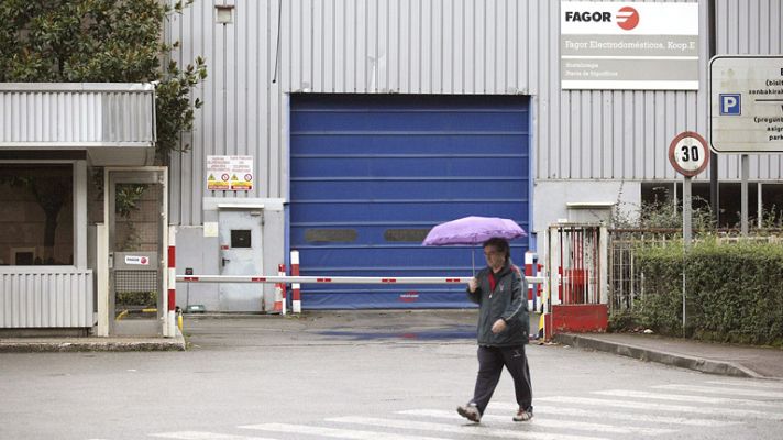 Telediario 1 - Fagor Electrodomésticos presenta la solicitud de concurso de acreedores