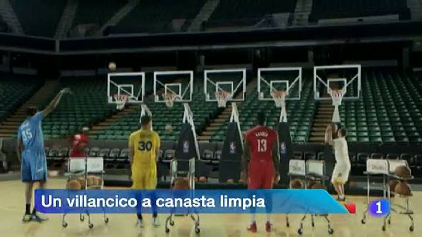 Telediario 1: Las estrellas de la NBA componen el villancico más original | RTVE Play